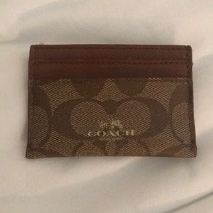 Coach card holder